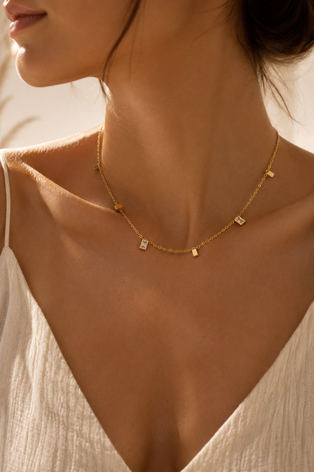 Sienna Baguette Necklace