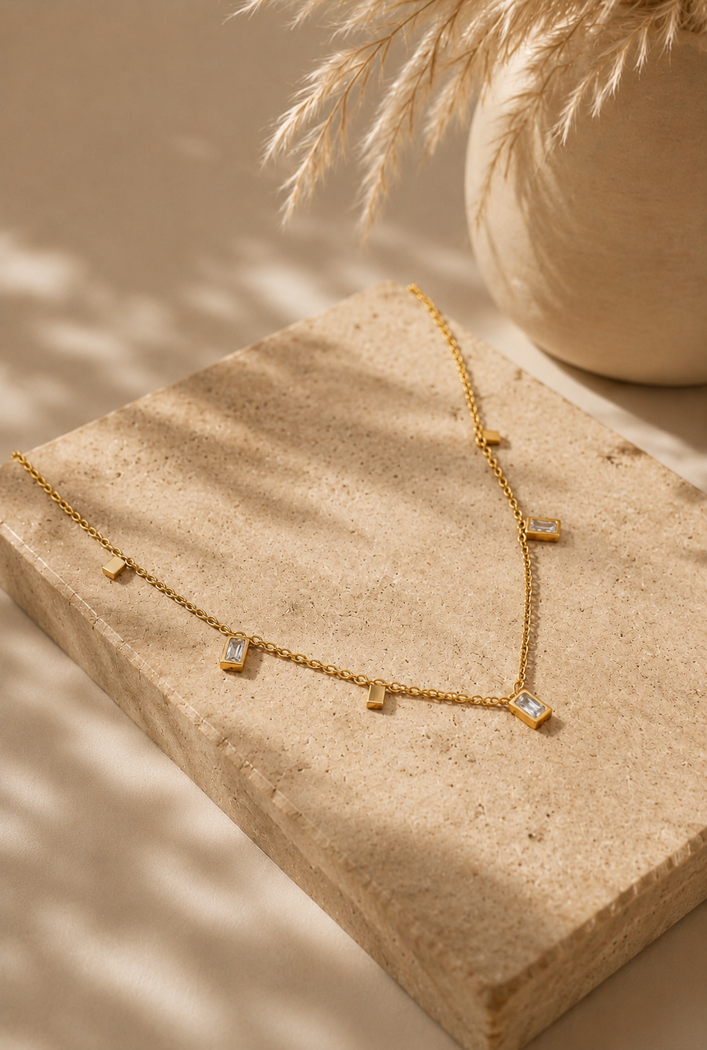 Sienna Baguette Necklace
