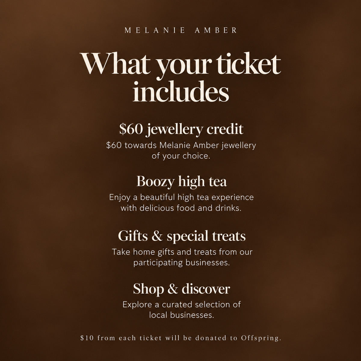 Jewels, Bubbles & High Tea Event