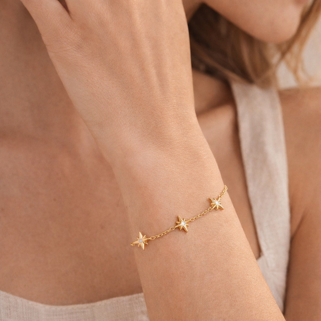Star Cubic Zirconia Bracelet