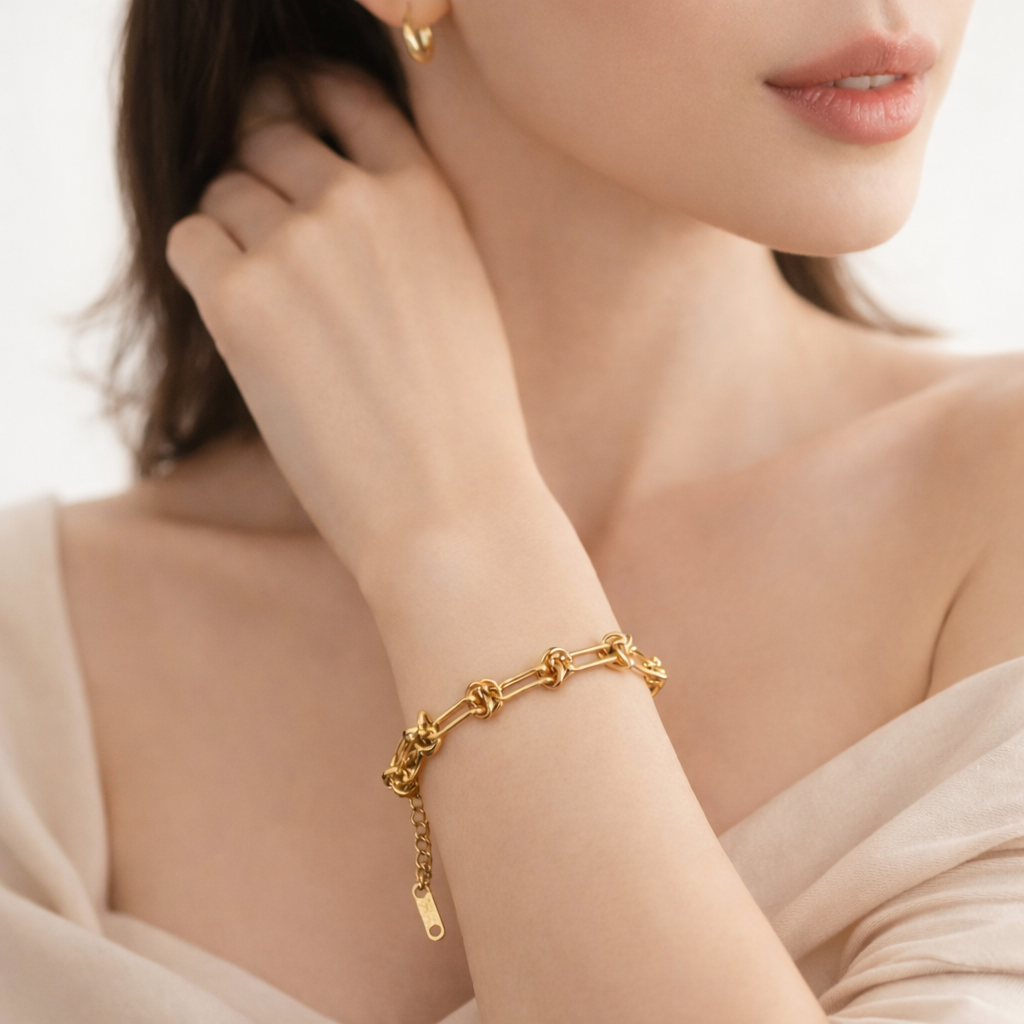 Aurélia Knot Link Bracelet