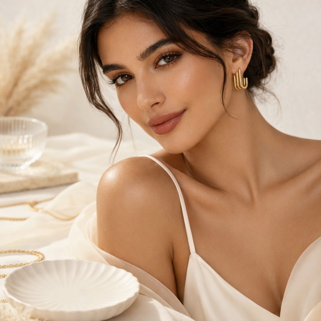 Claudia Ribbed Earrings