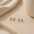 Chloe Heart Studs