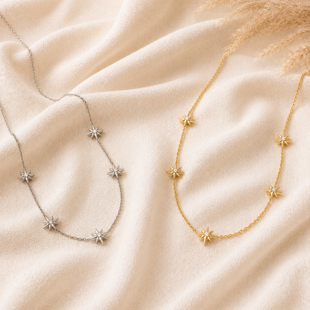 Star Cubic Zirconia Necklace